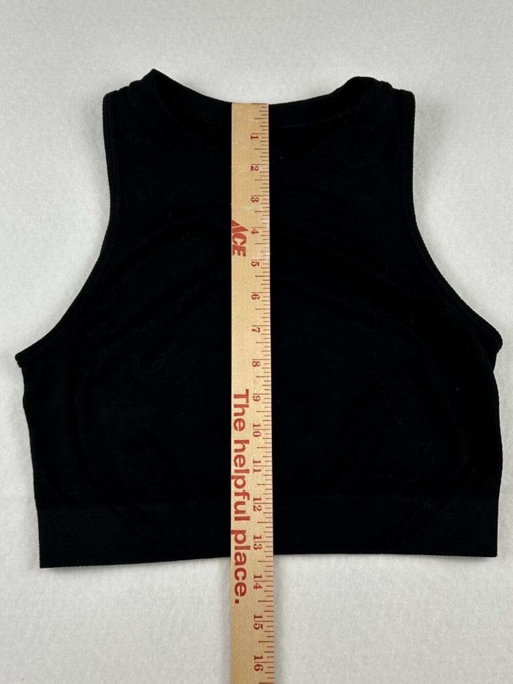 Alphalete | Stratus Crop Tank Black Sports Bra, High Neck, size S - Picture 10 of 10